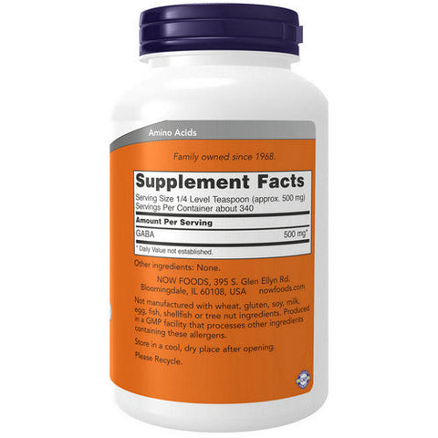 Now Foods, Gaba Powder, 6 Oz Now Foods