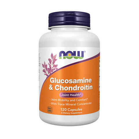 Now Foods, Glucosamine & Chondroitin with Trace Mineral Concentrate, 120 Veg Caps Now Foods