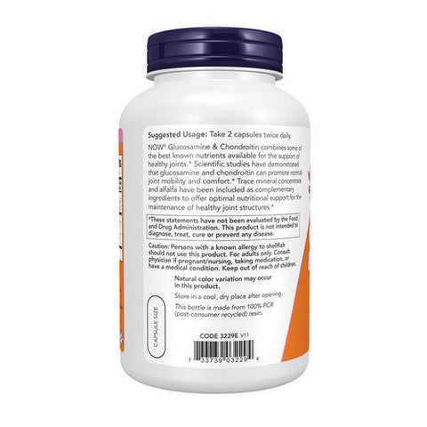 Now Foods, Glucosamine & Chondroitin, 240 Caps Now Foods