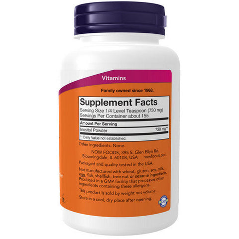 Now Foods, Inositol, Vegetarian 4 OZ Now Foods