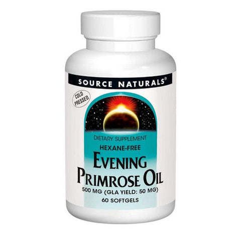 Source Naturals, Evening Primrose Oil, 500 mg, 60 Softgels Source Naturals