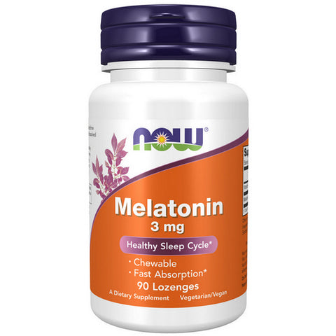 Now Foods, Melatonin, 3 mg, 90 Lozenges Now Foods