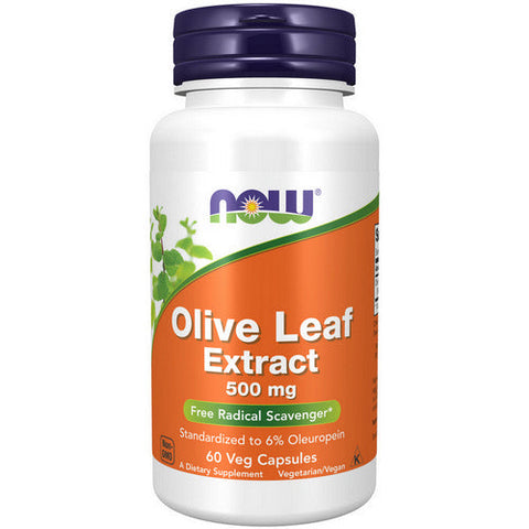 Now Foods, Olive Leaf Extract, 500 mg, 60 Vcaps
