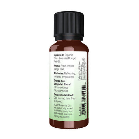 Now Foods, Organic Orange Oil, 1 OZ Now Foods