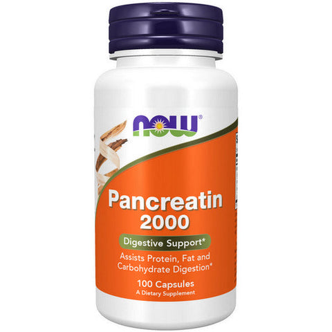Now Foods, Pancreatine, 200 mg, 100 Caps Now Foods