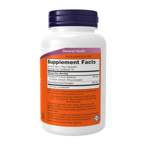 Now Foods, Pycnogenol, 30 Mg, 150 Veg Caps Now Foods