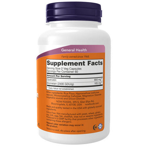 Now Foods, Quercetin, 120 Vcaps Now Foods