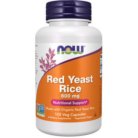 Now Foods, Red Yeast Rice Extract, 600 mg, 120 Vcaps Now Foods