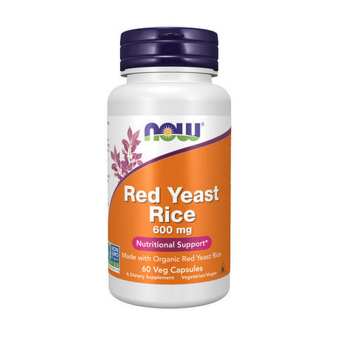 Now Foods, Red Yeast Rice Extract, 600 mg, 60 Vcaps Now Foods