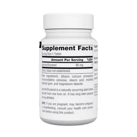 Source Naturals, Gamma Oryzanol, 60 MG, 200 Tabs