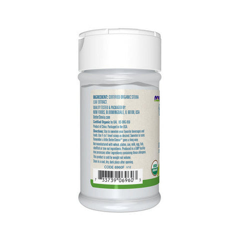 Now Foods, BetterStevia Extract Powder Organic, 1 OZ Now Foods
