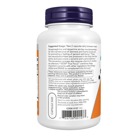 Now Foods, True Focus, 90 Veg Caps Now Foods