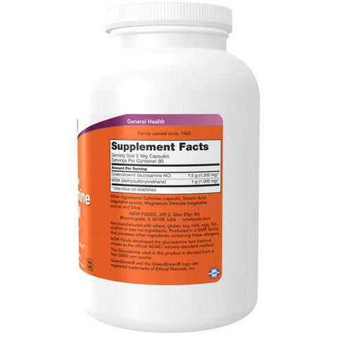Now Foods, Glucosamine & MSM, 240 Veg Caps Now Foods