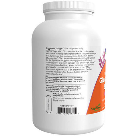 Now Foods, Glucosamine & MSM, 240 Veg Caps Now Foods