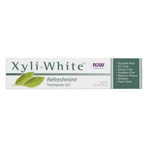 Now Foods, Xyliwhite Refreshmint Toothpaste Gel, 6.4 Oz Now Foods