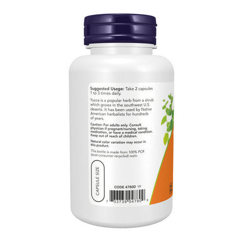 Now Foods, Yucca, 500 mg, 100 Caps Now Foods