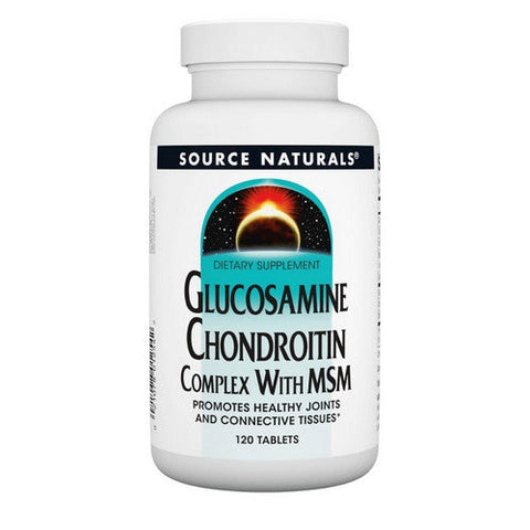 Source Naturals, Glucosamine Chondroitin, Complex w/MSM 120 Tabs Source Naturals