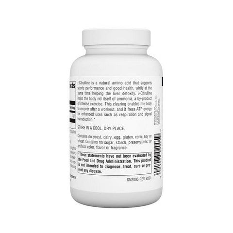 Source Naturals, L-Citrulline, 500 mg, 120 Caps Source Naturals