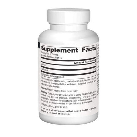 Source Naturals, L-Citrulline, 1000 mg, 30 Tabs Source Naturals