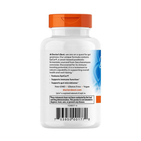 Doctors Best, Epicor, 500 Mg, 60 Veggie Caps Doctors Best
