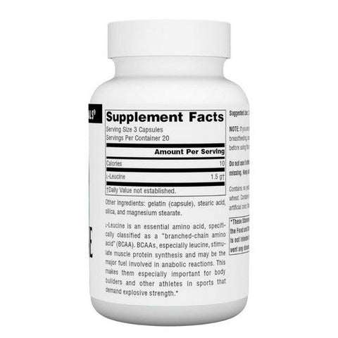 Source Naturals, L-Leucine, 60 Caps Source Naturals