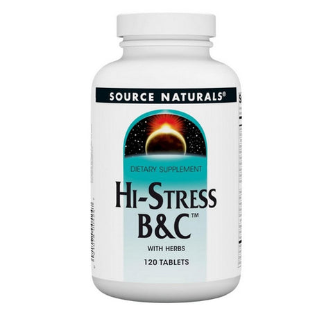 Source Naturals, Hi-Stress B&c, w/ herbs 120 Tabs Source Naturals