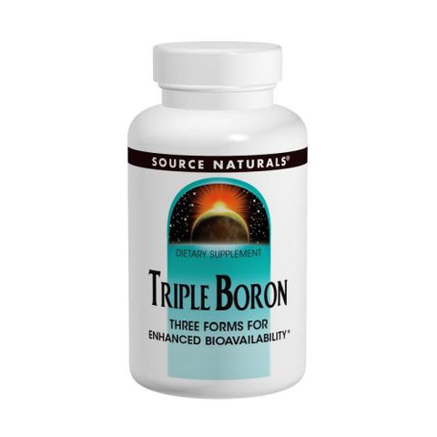 Source Naturals, Triple Boron, 3 mg, Advanced, With Calcium, 120 Caps Source Naturals