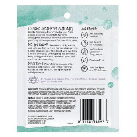 Aura Cacia, Aromatherapy Foam Bath, Kids Clearing 2.5 Oz Aura Cacia