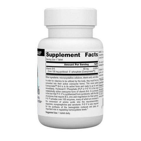 Source Naturals, Coenzymated B-6, 100 mg, 30 Tabs Source Naturals