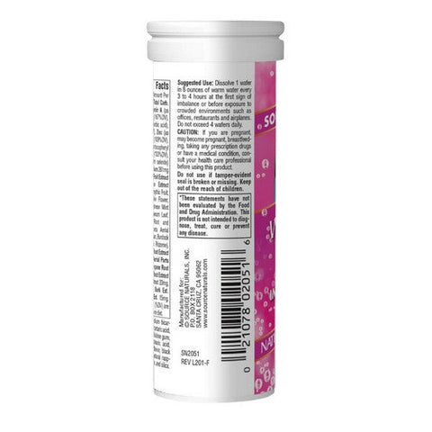 Source Naturals, Wellness Fizz Wafer, 10 Wafers Source Naturals