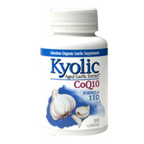 Kyolic, Kyolic With Coq10 Formula 110, 100 Caps Kyolic