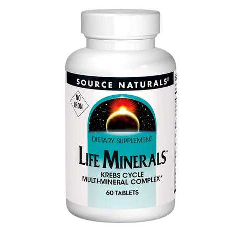 Source Naturals, Life Minerals No Iron, 60 Tabs Source Naturals