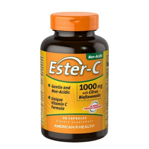 American Health, Ester-c With Citrus Bioflavonoids, 1000 mg, 90 Caps American Health