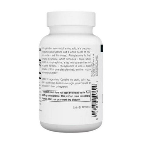 Source Naturals, L-Phenylalanine, 500 mg, 100 Tabs Source Naturals