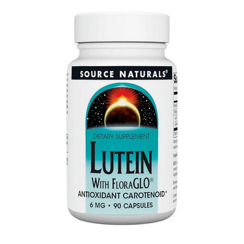 Source Naturals, Lutein, 6 mg, 90 Caps Source Naturals