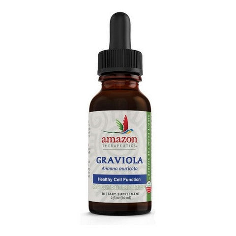 Amazon Therapeutic Laboratories, Graviola Tincture Organic, Certified Organic 2 Fl Oz