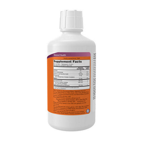 Now Foods, Liquid Glucosamine & Chondroitin with MSM, 32 Oz Now Foods