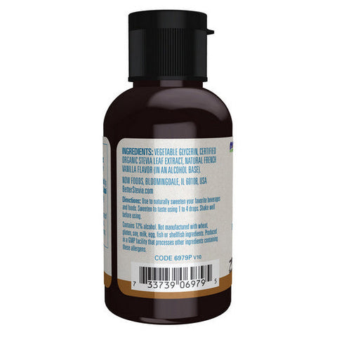 Now Foods, BetterStevia Liquid French Vanilla, 2 Oz Now Foods