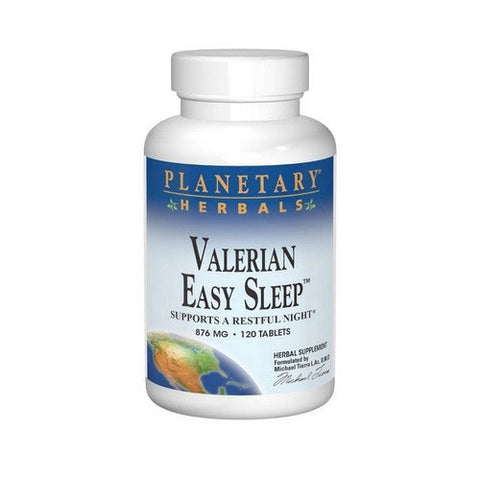 Planetary Herbals, Valerian Easy Sleep, 120 Tabs Planetary Herbals