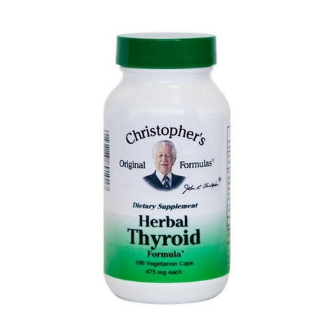 Dr. Christophers Formulas, Herbal Thyroid, 100 Vegicaps Dr. Christophers Formulas