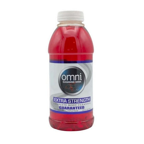 Omni, Omni Cleansing Drink Extra Strength Complete Body Cleanser Fruit Punch, 16 Oz Omni