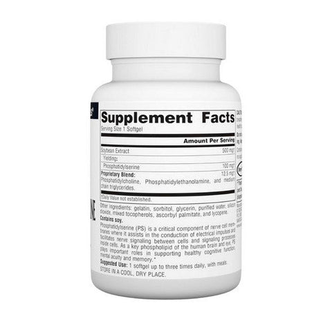 Source Naturals, Phosphatidyl Serine Complex, 500 mg, 60 Softgels Source Naturals