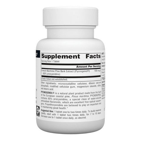Source Naturals, Pycnogenol, 100 MG, 60 Tabs