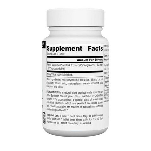 Source Naturals, Pycnogenol Proanthocyanidin Complex, 50 MG, 120 Tabs Source Naturals