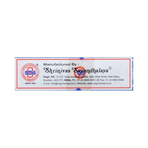 Sai Baba, Nag Champa Incense Cones, 1 Pack Of 12 Cones Sai Baba