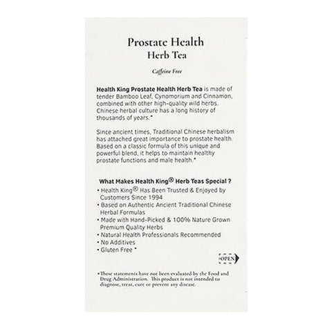 Health King, Tea Prostate Health, 20 Bags Health King