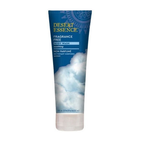 Desert Essence, Organic Soothing Body Wash Fragrance Free, Unscented 8 OZ