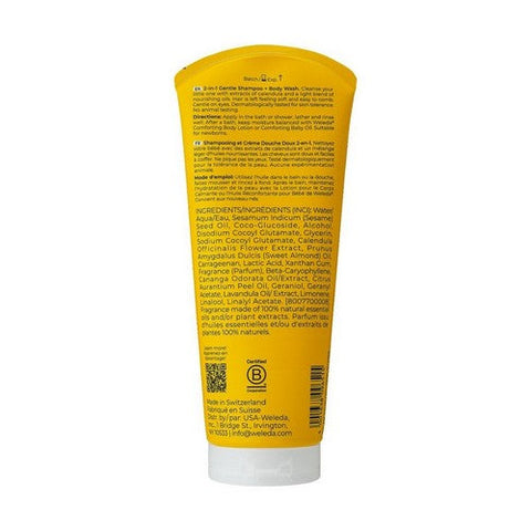 Weleda, Baby 2-In-1 Gentle Shampoo Plus Body Wash Calendula, 6.8 Oz Weleda