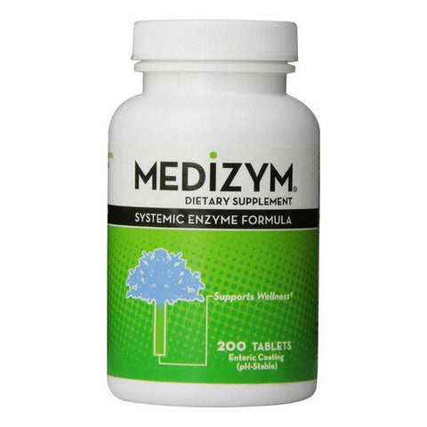 Naturally Vitamins, Medizym Systemic Enzyme Formula, 200 Tabs Naturally Vitamins