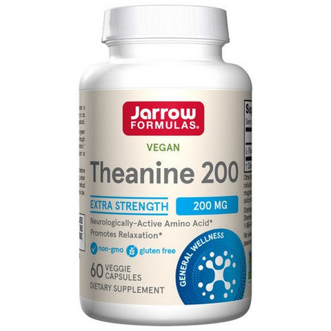 Jarrow Formulas, Theanine, 200 Mg, 60 Caps Jarrow Formulas